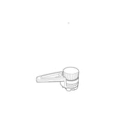 Thule Mounts & Spares - Pack'n Pedal replacement lower hook for Shield pannier